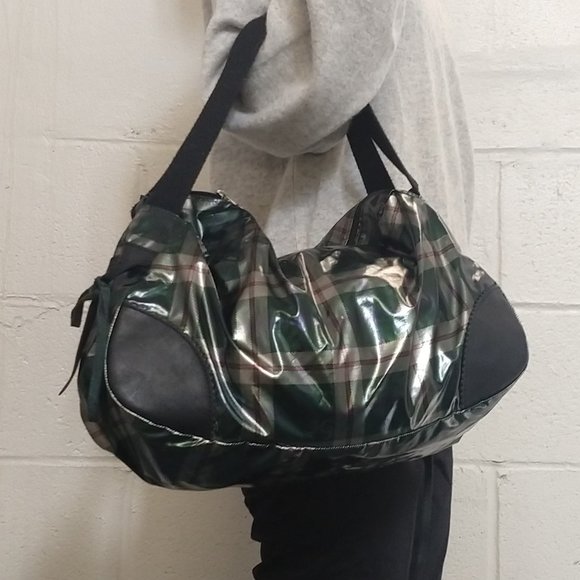Jack Gomme Light Handbag - Green Check - Picture 1 of 15